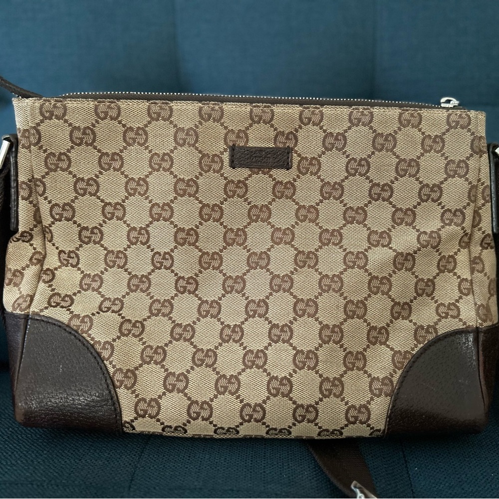 Gucci Canvas Crossbody Bag